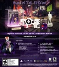 Saints Row IV детали ограниченного издания